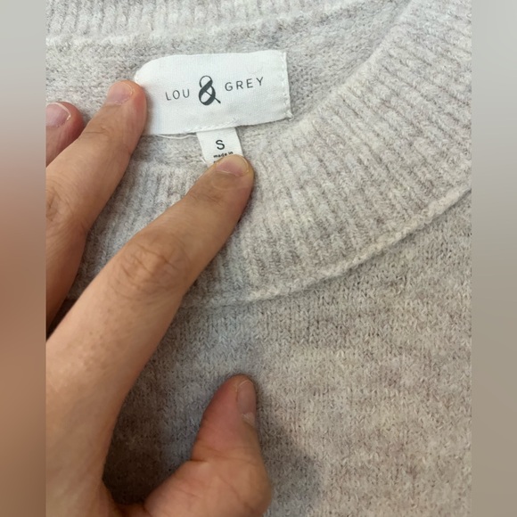 Loft Lou & Grey Coffee Sweater size Small - Picture 4 of 7